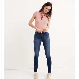 Madewell 10 inch high-rise skinny jeans